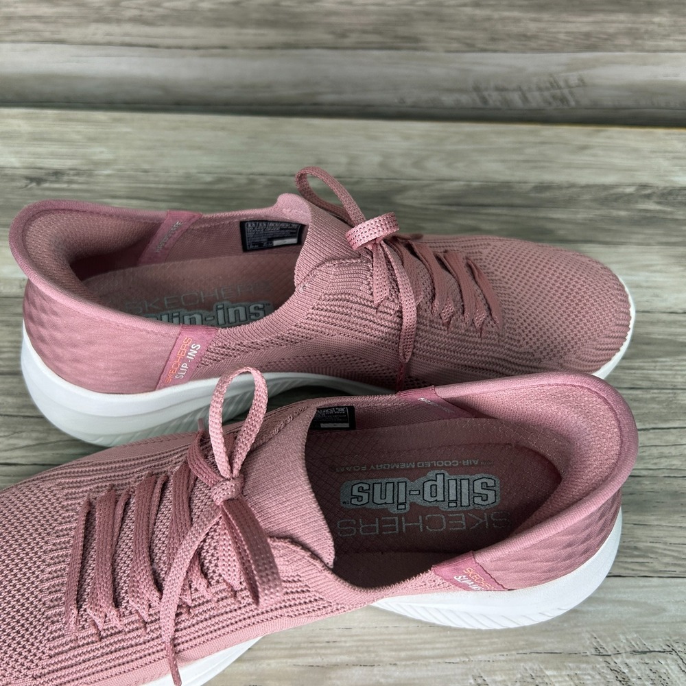 Skechers Women Sneakers Mauve Slip-ins Ultra Flex 3.0 Smooth Step Size 8.5 - Picture 9 of 11